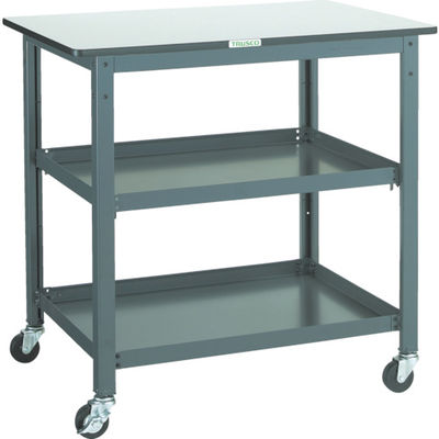 トラスコ中山 TRUSCO WHT型作業台補助テーブルワゴン 900X600XH900 WHT-6090H 1台 301-2778（直送品）