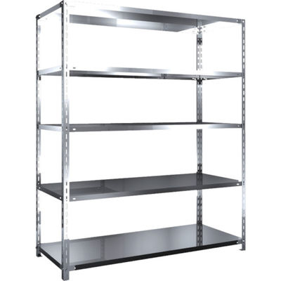 トラスコ中山 TRUSCO ステンレス棚 SUS430製軽量棚 1500XD600XH1800 天地5段 SU4-6565 1台(1個)（直送品）