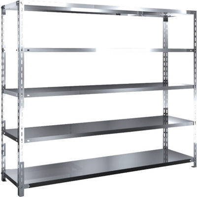 トラスコ中山 TRUSCO ステンレス棚 SUS430製軽量棚 1800XD450XH1500 天地5段 SU4-5645 1台(1個)（直送品）