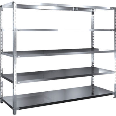 トラスコ中山 TRUSCO ステンレス棚 SUS430製軽量棚 1800XD600XH1500 天地5段 SU4-5665 1台(1個)（直送品）