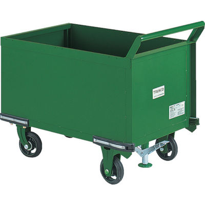 トラスコ中山 TRUSCO 鋼鉄製運搬車 900X600 前方トビラ ストッパー付 OHN-24PS 1台 308-1214（直送品）