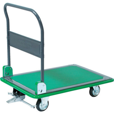 トラスコ中山 TRUSCO ハイグレード運搬車 折りたたみ式 740X460 ストッパー付 106SEBN 1台 336-4119（直送品）