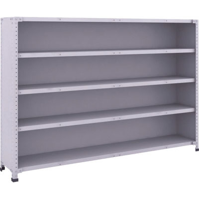 トラスコ中山 TRUSCO 軽量150型背側板付棚 1800X300XH1200 5段 TLA46K-25 1台(1個) 372-9095（直送品）