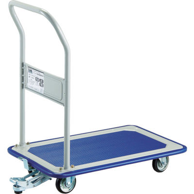 トラスコ中山 TRUSCO プレス製台車 固定式 740X460 ストッパー付 150KNS 1台 440-8691（直送品）