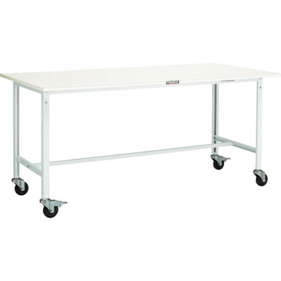 TRUSCO 軽荷重作業台(150kg)AE型 900X600XH846 φ100キャスター付 ダークグレー色 AE-0960C100 DG（直送品）