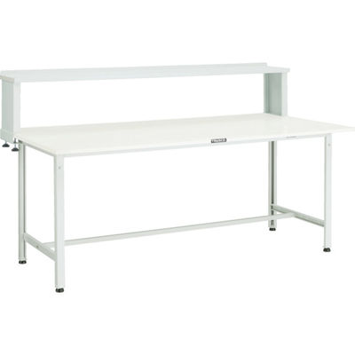 TRUSCO 軽荷重作業台(300kg)AE型 900X600XH1044(全高) 上棚付 ダークグレー色 AE-0960YURB DG（直送品）