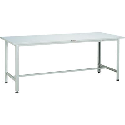 トラスコ中山 TRUSCO 軽荷重作業台(300kg)AE型 1800X750XH740 基本タイプ ホワイト色 SAE-1800 W 1台（直送品）