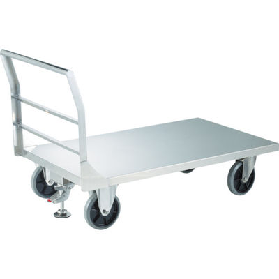 トラスコ中山 TRUSCO オールステンレス台車800X450 ストッパー付 ASUD-3S 1台 458-8258（直送品）