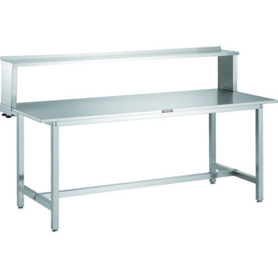 トラスコ中山 TRUSCO SW3型オールステンレス作業台 1500X600 上棚付 SW3-1560UT 1台 458-9173（直送品）