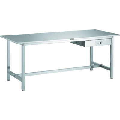 トラスコ中山 TRUSCO SW3型オールステンレス作業台 1800X900 1段引出付 SW3-1890SD1 1台 458-9483（直送品）