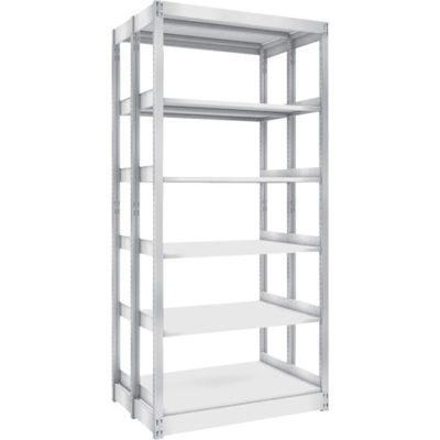 トラスコ中山 TRUSCO 複柱書架 複式 A4横 W900XD320XH1944 5段 BS-DD63Y-5 1台 459-2310（直送品）