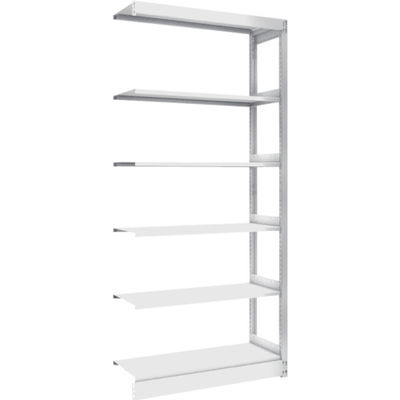 トラスコ中山 TRUSCO 複柱書架 単式 A4横 W900XD320XH1944 5段 連結 BS-DS63Y-5B 1台（直送品）