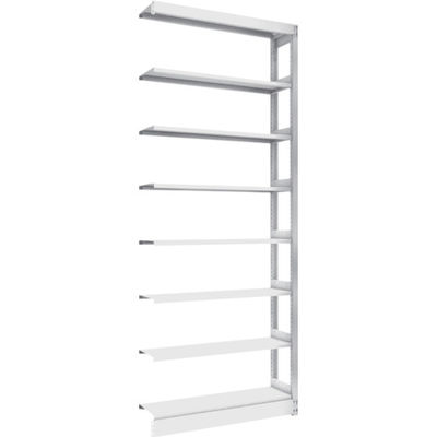 トラスコ中山 TRUSCO 複柱書架 単式 B5縦 W900XD220XH2244 7段 連結 BS-DS73T-7B 1台（直送品）