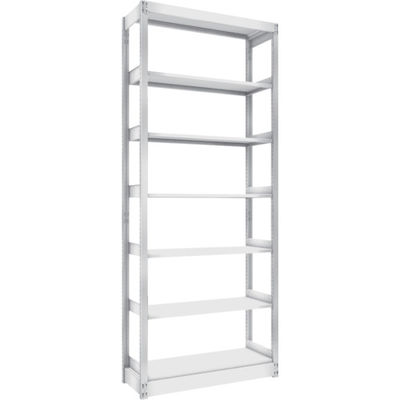 トラスコ中山 TRUSCO 複柱書架 単式 A4横 W900XD320XH2244 6段 BS-DS73Y-6 1台 459-2476（直送品）