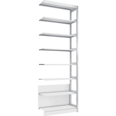 トラスコ中山 TRUSCO 複柱書架 単式 A4横 W900XD320XH2569 7段 連結 BS-DS83Y-7B 1台（直送品）