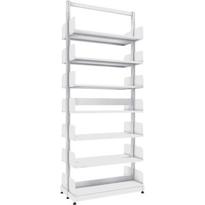 トラスコ中山 TRUSCO 単柱書架 複式 B5縦 W900XD220XH2275 7段 BS-SD73T-7 1台 459-2573（直送品）