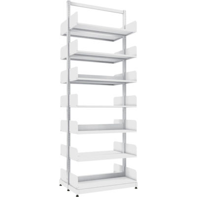 トラスコ中山 TRUSCO 単柱書架 複式 A4横 W900XD320XH2575 7段 BS-SD83Y-7 1台 459-2638（直送品）