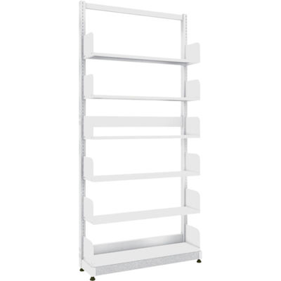 トラスコ中山 TRUSCO 単柱書架 単式 B5縦 W900XD220XH1975 6段 BS-SS63T-6 1台 459-2654（直送品）