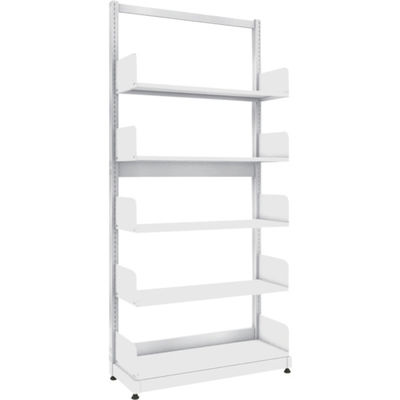 トラスコ中山 TRUSCO 単柱書架 単式 A4横 W900XD320XH1975 5段 BS-SS63Y-5 1台 459-2671（直送品）