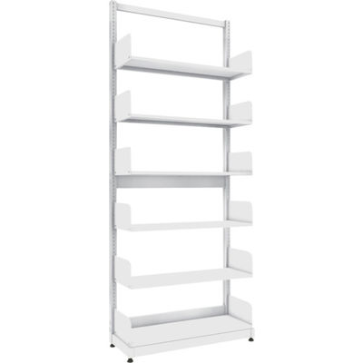 トラスコ中山 TRUSCO 単柱書架 単式 A4横 W900XD320XH2275 6段 BS-SS73Y-6 1台 459-2719（直送品）