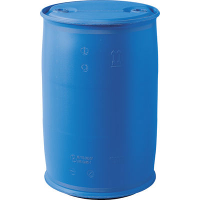 サンコー 輸送容器 プラスチックドラムクローズタイプ 852018 PDC200L―8ブルー SKPDC-200L-8-BL 1本(1個)（直送品）