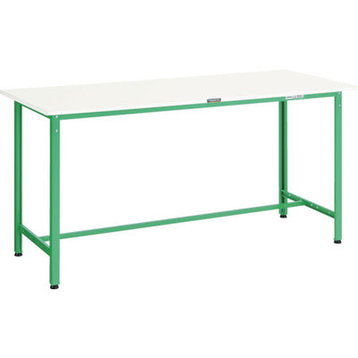 TRUSCO 軽荷重立作業台(300kg)HAE型 1500X600XH900 基本タイプ ヤンググリーン色 HAE-1560 YG 1台（直送品）