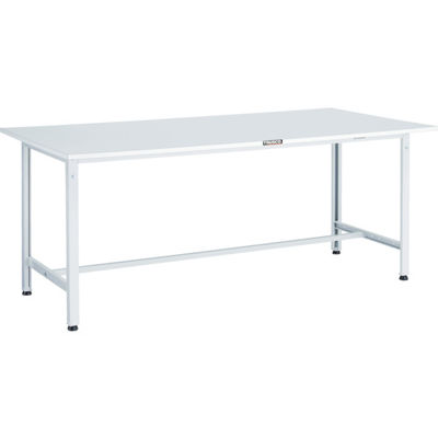 トラスコ中山 TRUSCO 軽荷重作業台(300kg)AE型 1500X750XH740 基本タイプ ホワイト色 RAE-1500 W 1台（直送品）