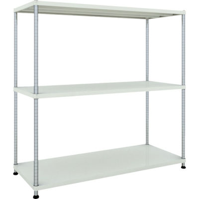 TRUSCO スチールラック フェニックスラック 1500X600 3段 W色 抗菌粉体塗装 PER-5563-W 1台(1個)（直送品）