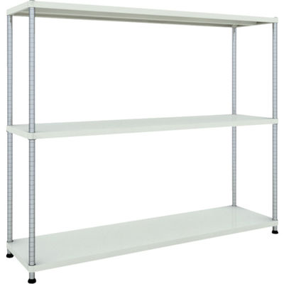 TRUSCO スチールラック フェニックスラック 1800X450 3段 W色 抗菌粉体塗装 PER-5643-W 1台(1個)（直送品）