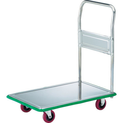 トラスコ中山 TRUSCO オールSUS製運搬車 固定式 740X480 省音ウレタン車 SUS-108NU 1台 485-4748（直送品）