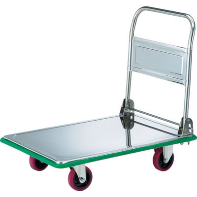 トラスコ中山 TRUSCO オールSUS製運搬車 折りたたみ式 915×615 省音ウレタン車 SUS-301NU 1台 485-4756（直送品）