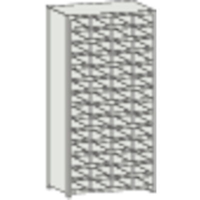 トラスコ中山 TRUSCO スチール製区分棚 KB型 コボレ止め付 W875×D250×H1800 4列14段 KB-4140 1台(1個)（直送品）