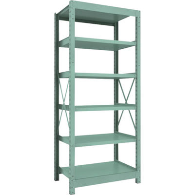 トラスコ中山 TRUSCO 中量ボルト式棚 R3型 W900×D600×H2100 6段 単体 R3-7366 1台(1個)（直送品）