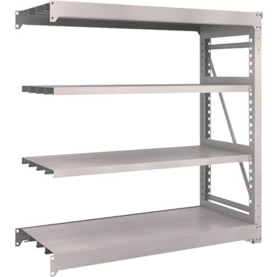 TRUSCO スチールラック M10型重量棚 1500X620XH1500 4段 連結 ネオグレー M10-5564B NG 1台(1個)（直送品）
