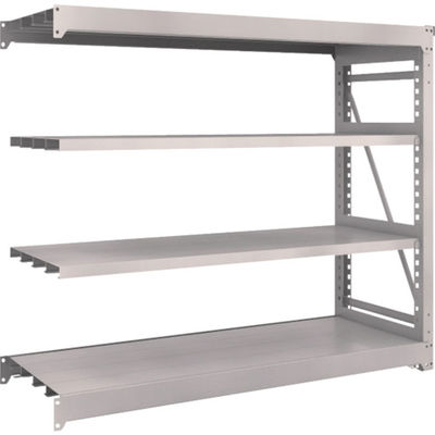 TRUSCO スチールラック M10型重量棚 1800X620XH1500 4段 連結 ネオグレー M10-5664B NG 1台(1個)（直送品）