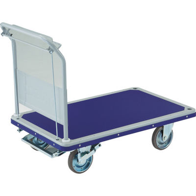 トラスコ中山 TRUSCO 始動アシスト台車 アクセル ペダル式 自在ストッパー付 制動ブレーキ付 502NFAJB-B 1台（直送品）