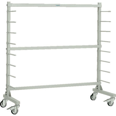 トラスコ中山 TRUSCO バーラックワゴンエコノミー 1500X600XH1547 ネオグレー VRW-1500 NG 1台(1個)（直送品）