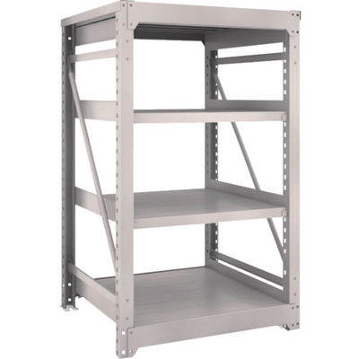TRUSCO スチールラック M10型重量棚 900X900XH1500 4段 単体 ネオグレー M10-5394 NG 1台(1個)（直送品）