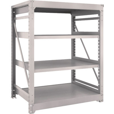 TRUSCO スチールラック M10型重量棚 1200X900XH1500 4段 単体 ネオグレー M10-5494 NG 1台(1個)（直送品）