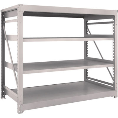 TRUSCO スチールラック M10型重量棚 1800X900XH1500 4段 単体 ネオグレー M10-5694 NG 1台(1個)（直送品）