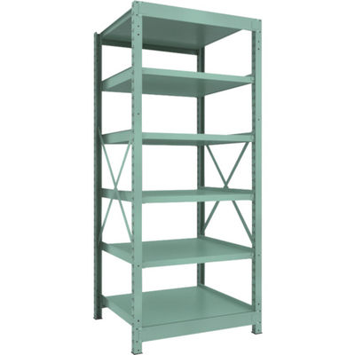 トラスコ中山 TRUSCO 中量ボルト式棚 R3型 W900×D870×H2100 6段 単体 R3-7396 1台(1個)（直送品）
