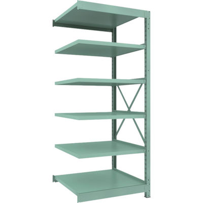 トラスコ中山 TRUSCO 中量ボルト式棚 R3型 W900×D870×H2100 6段 連結 R3-7396B 1台(1個)（直送品）