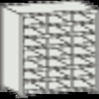 トラスコ中山 TRUSCO スチール製区分棚 KB型 コボレ止め付 W875×D250×H925 3列7段 KB-3073 1台(1個)（直送品）