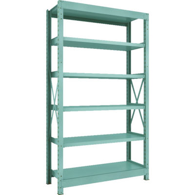 トラスコ中山 TRUSCO 中量ボルト式棚 R3型 W1200×D450×H2100 6段 単体 R3-7456 1台(1個)（直送品）