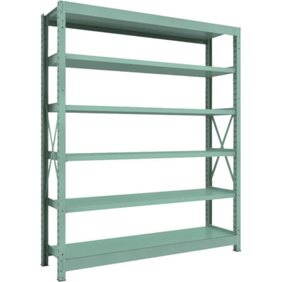 トラスコ中山 TRUSCO 中量ボルト式棚 R3型 W1800×D450×H2100 6段 単体 R3-7656 1台(1個)（直送品）