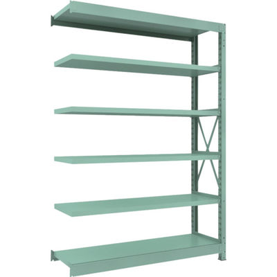 トラスコ中山 TRUSCO 中量ボルト式棚 R3型 W1500×D450×H2100 6段 連結 R3-7556B 1台(1個)（直送品）