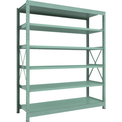 トラスコ中山 TRUSCO 中量ボルト式棚 R3型 W1800×D600×H2100 6段 単体 R3-7666 1台(1個)（直送品）