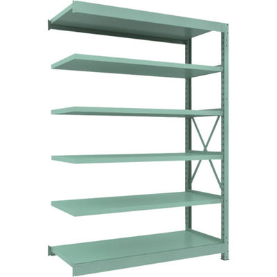 トラスコ中山 TRUSCO 中量ボルト式棚 R3型 W1500×D600×H2100 6段 連結 R3-7566B 1台(1個)（直送品）
