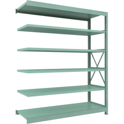 トラスコ中山 TRUSCO 中量ボルト式棚 R3型 W1800×D600×H2100 6段 連結 R3-7666B 1台(1個)（直送品）