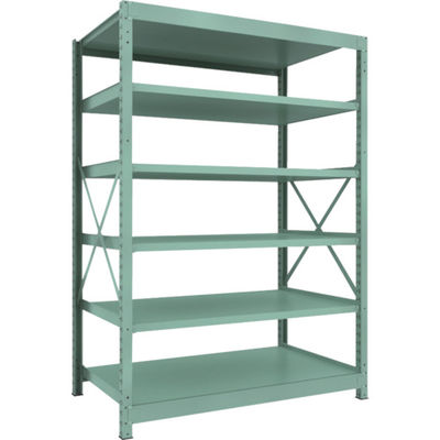 トラスコ中山 TRUSCO 中量ボルト式棚 R3型 W1500×D870×H2100 6段 単体 R3-7596 1台(1個)（直送品）